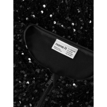 NAME IT Paillet Bomber Cardigan Runica Black